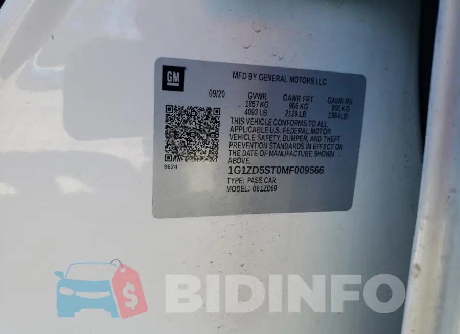 1G1ZD5ST0MF009566 Photo# 12