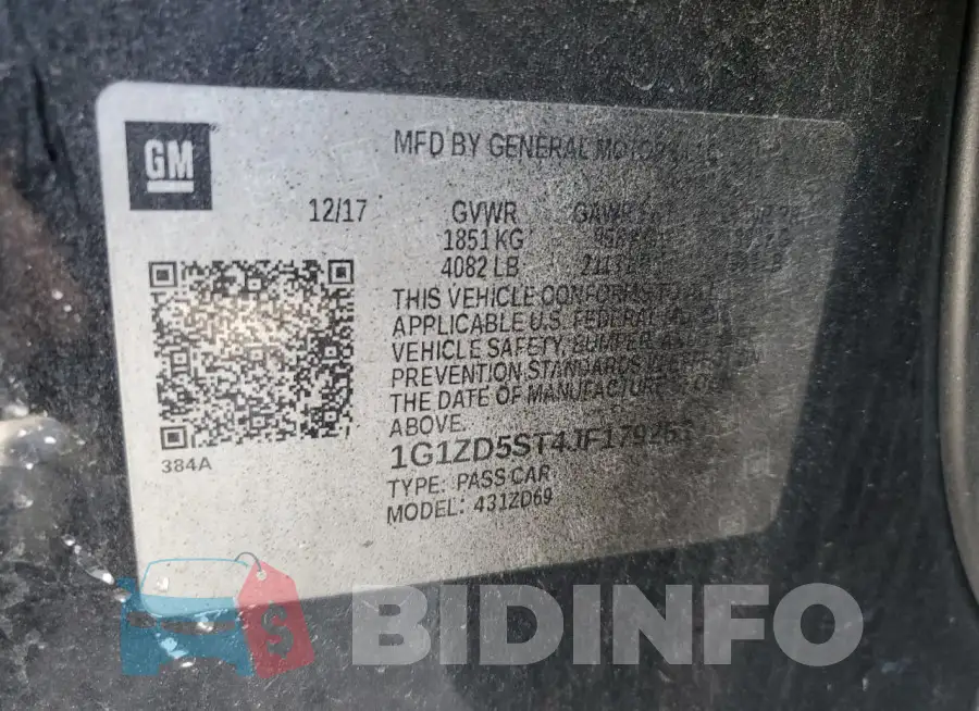 1G1ZD5ST4JF179263 Photo# 12