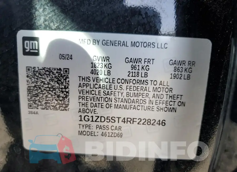 1G1ZD5ST4RF228246 Photo# 12