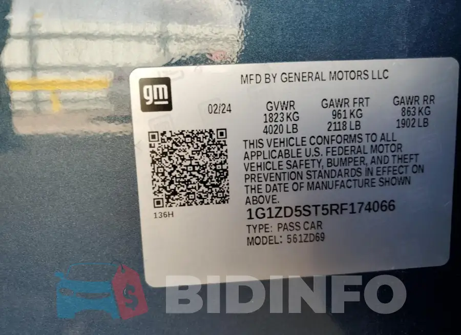1G1ZD5ST5RF174066 Photo# 12
