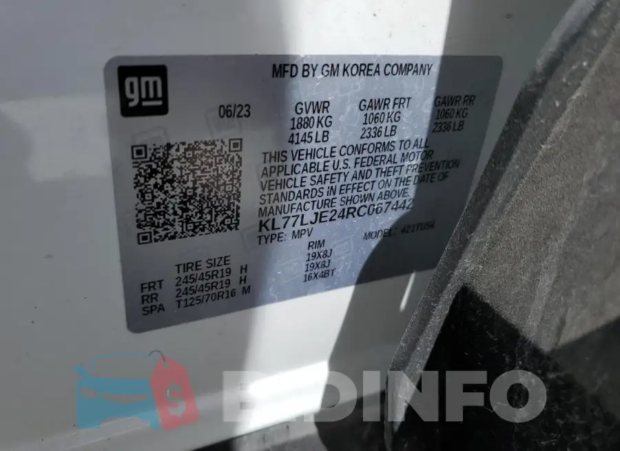 KL77LJE24RC067442 Photo# 13