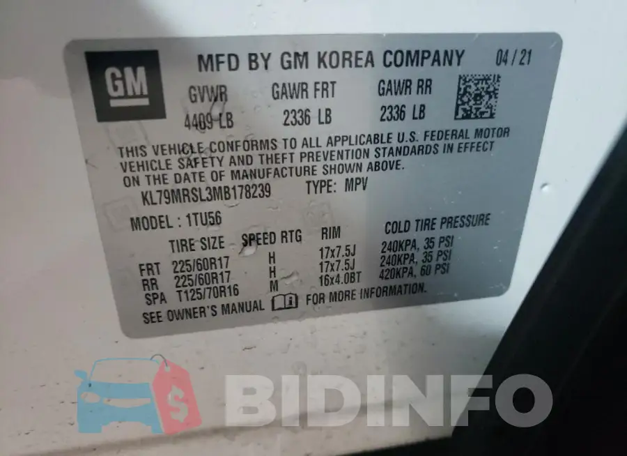 KL79MRSL3MB178239 Photo# 14