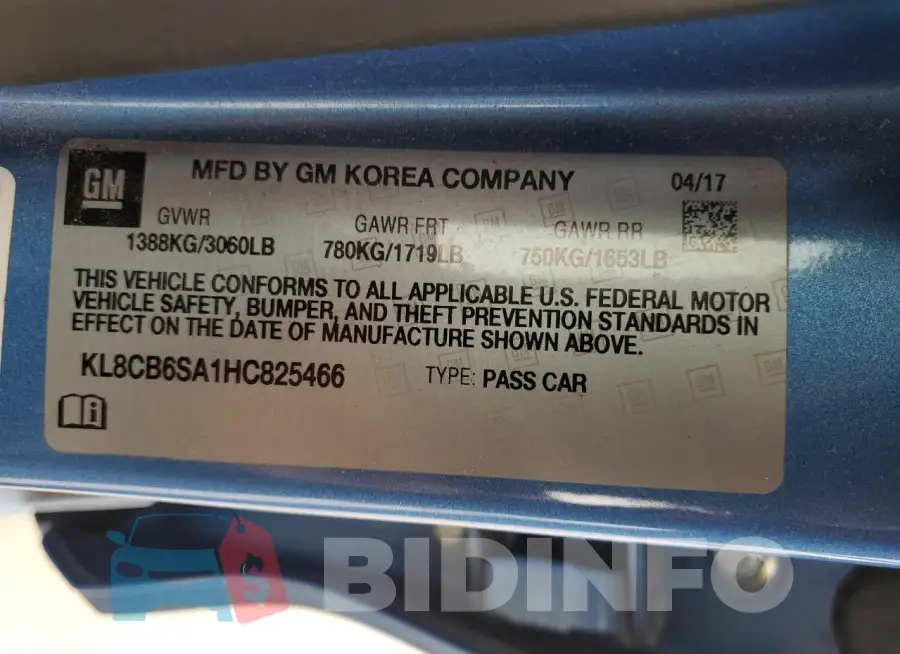KL8CB6SA1HC825466 Photo# 12