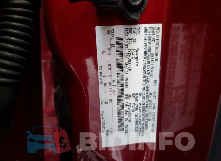 1FADP5AU2HL107594 Photo# 13