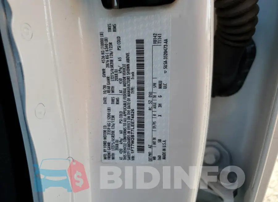 1FT7W2BT7LEE74826 Photo# 12