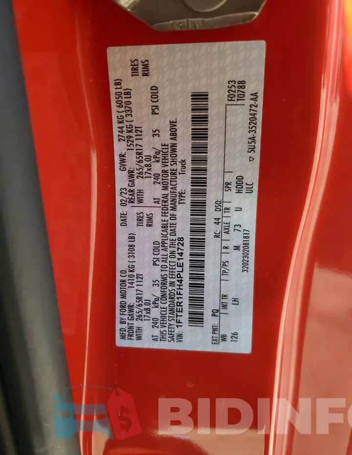 1FTER1FH4PLE14728 Photo# 12
