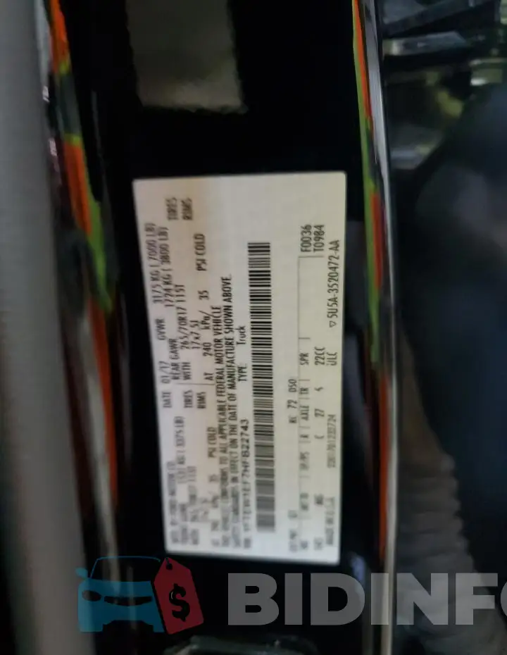 1FTEW1EF7HFB22743 Photo# 12