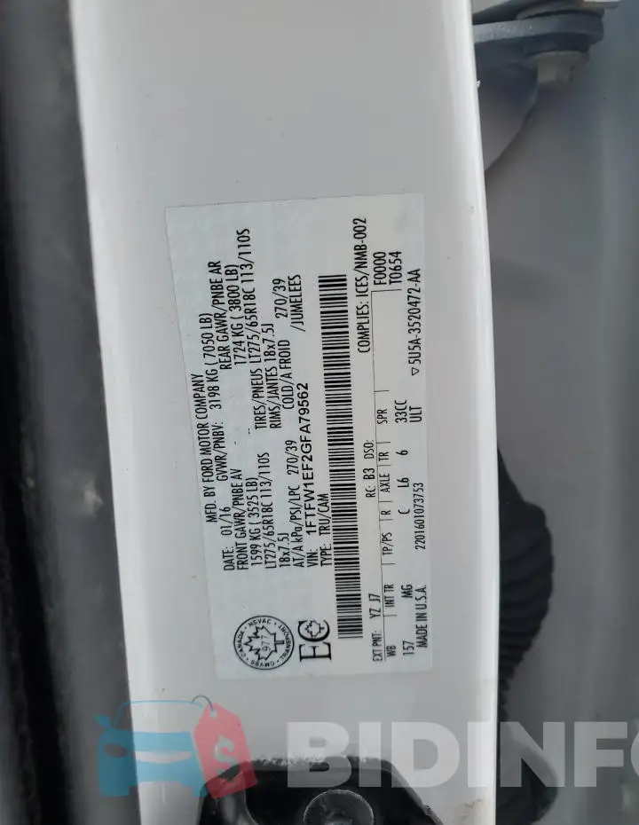 1FTFW1EF2GFA79562 Photo# 12