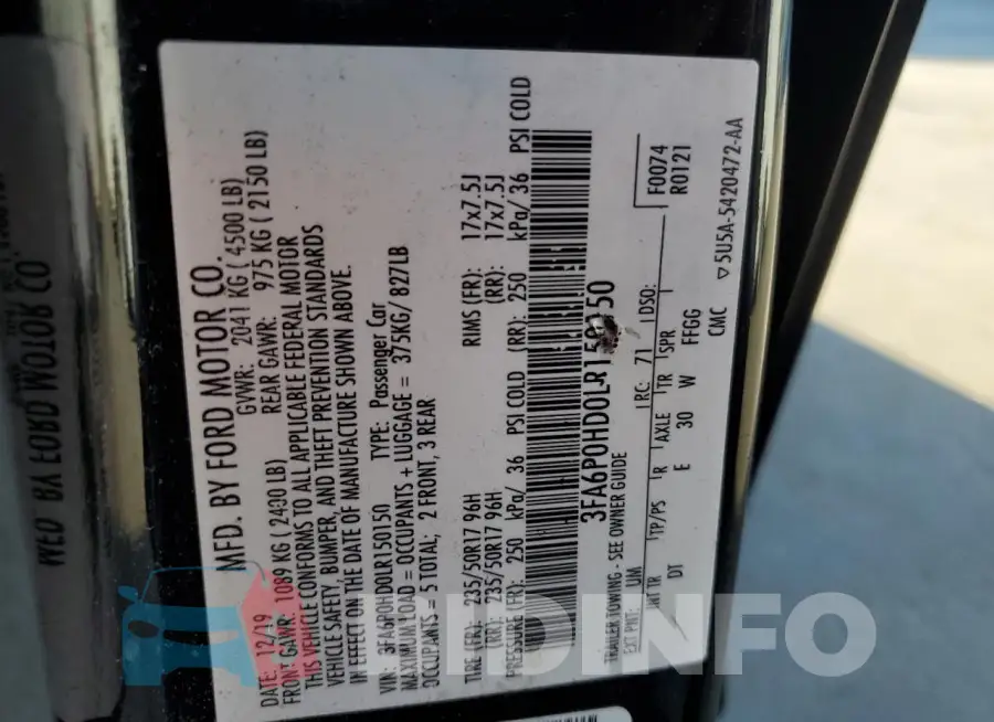 3FA6P0HD0LR150150 Photo# 12