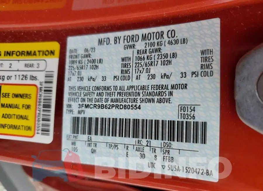 3FMCR9B62PRD80554 Photo# 13