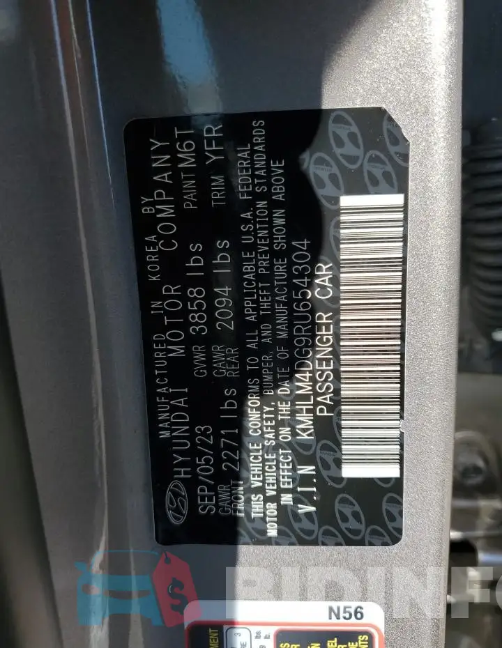 KMHLM4DG9RU654304 Photo# 13