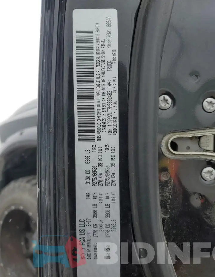 1C6RR7LT7HS802483 Photo# 13