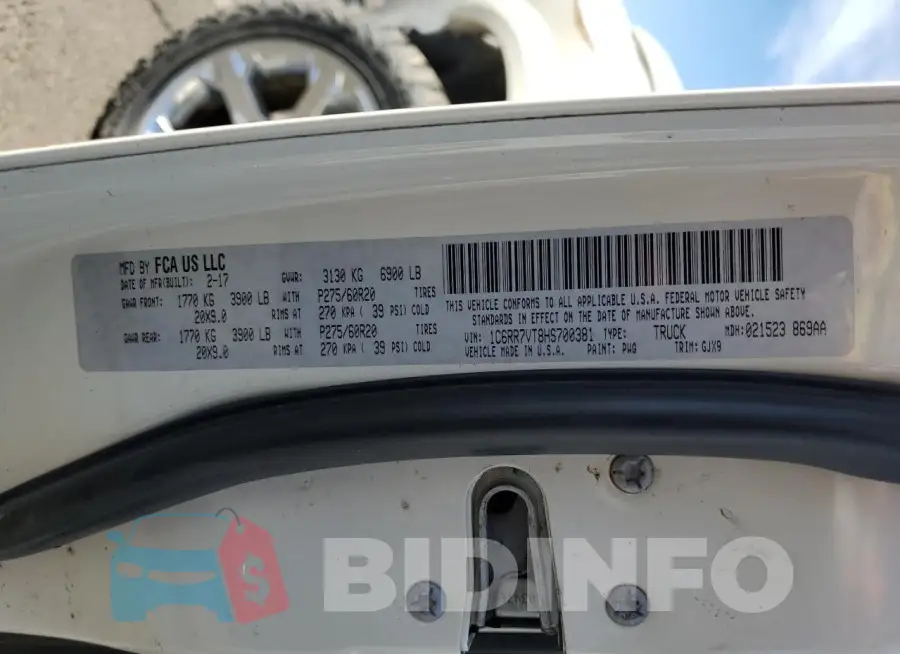 1C6RR7VT8HS700381 Photo# 12