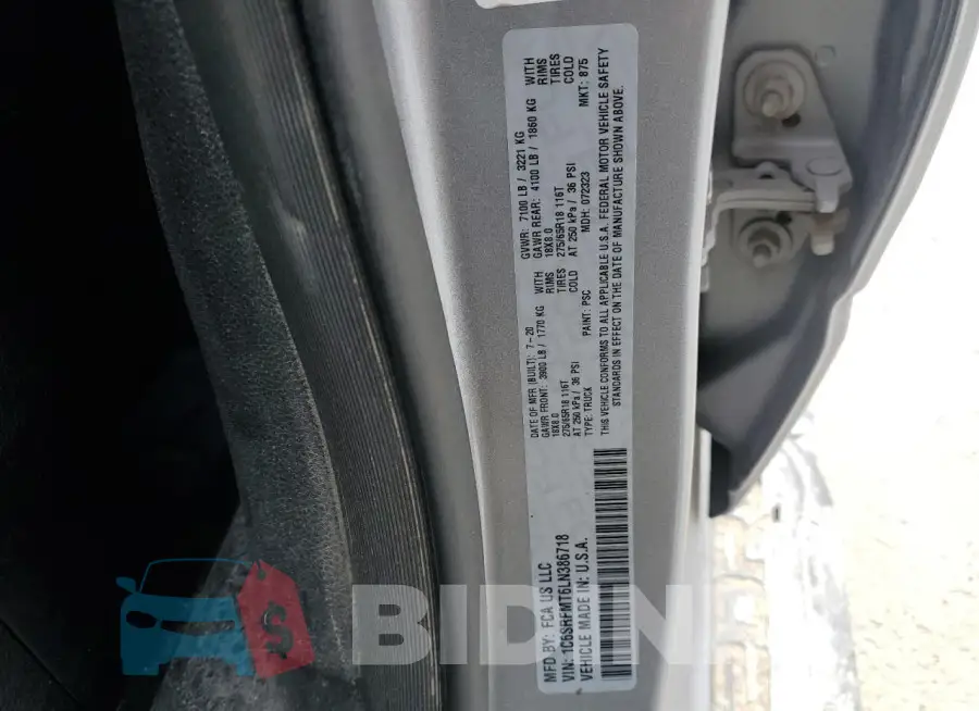1C6SRFMT6LN386718 Photo# 12