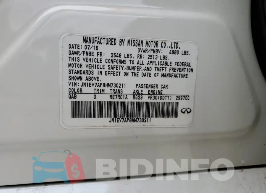 JN1EV7AP8HM730211 Photo# 13