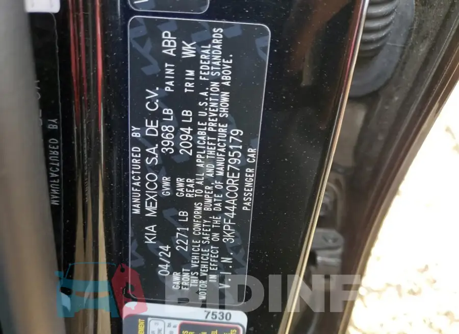 3KPF44AC0RE795179 Photo# 13