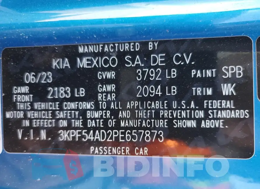 3KPF54AD2PE657873 Photo# 13