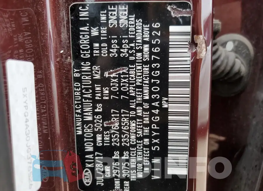 5XYPG4A30JG376526 Photo# 13