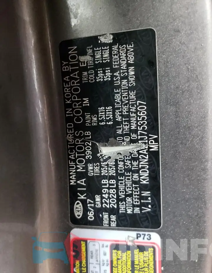 KNDJN2A21J7535607 Photo# 12
