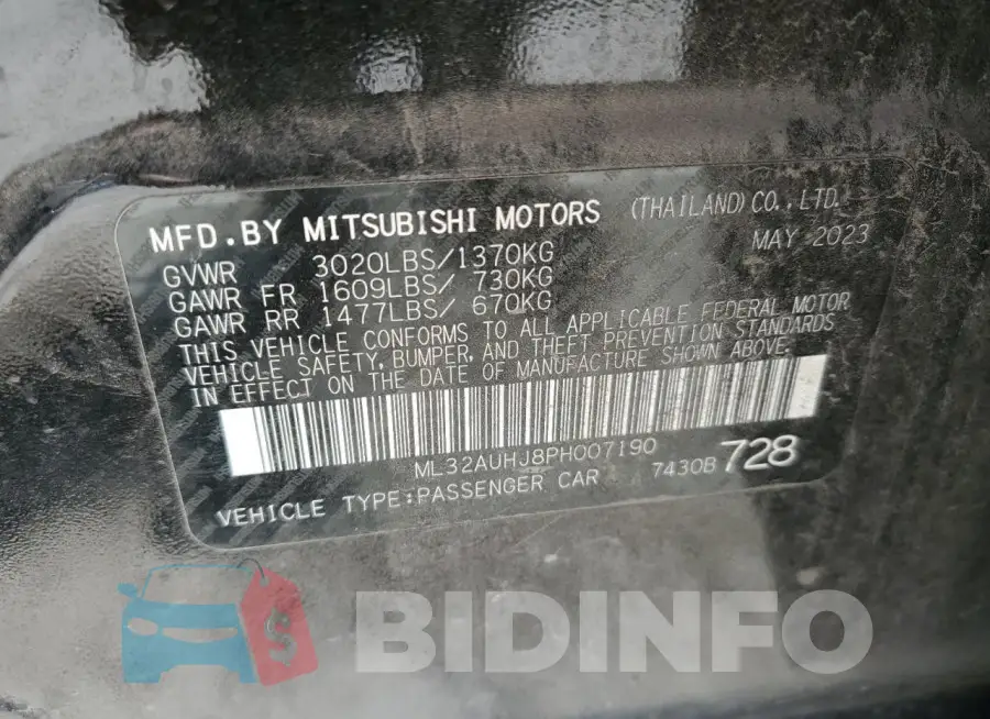 ML32AUHJ8PH007190 Photo# 13
