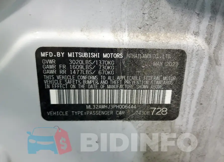 ML32AWHJ3PH006444 Photo# 12
