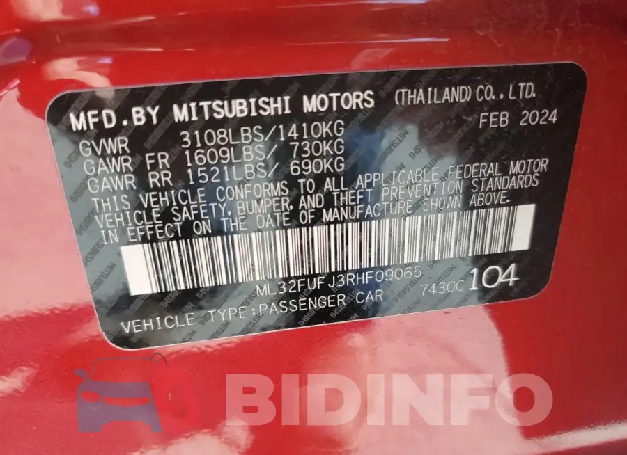 ML32FUFJ3RHF09065 Photo# 12