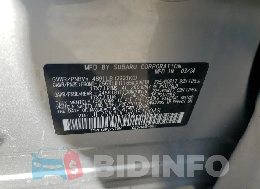 JF2SKADC5RH510048 Photo# 13