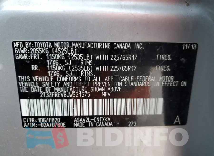 2T3ZFREV8JW521575 Photo# 12