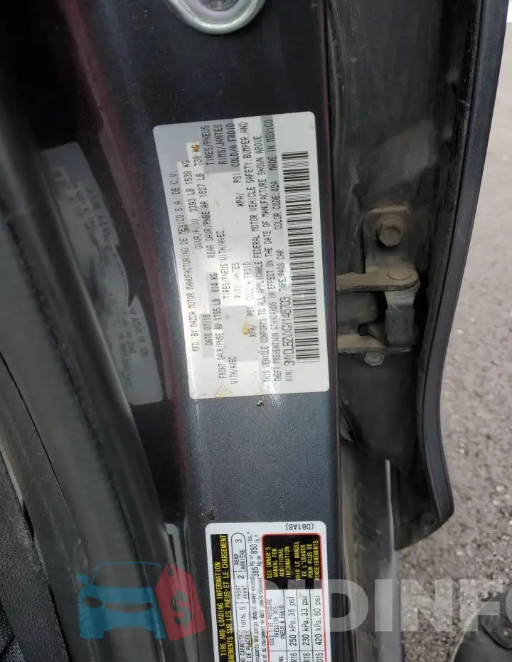 3MYDLBZVXGY146703 Photo# 12