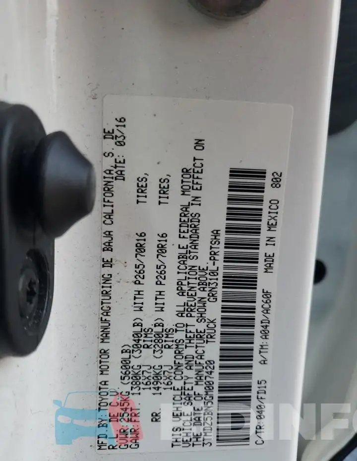 3TMDZ5BN5GM007420 Photo# 12