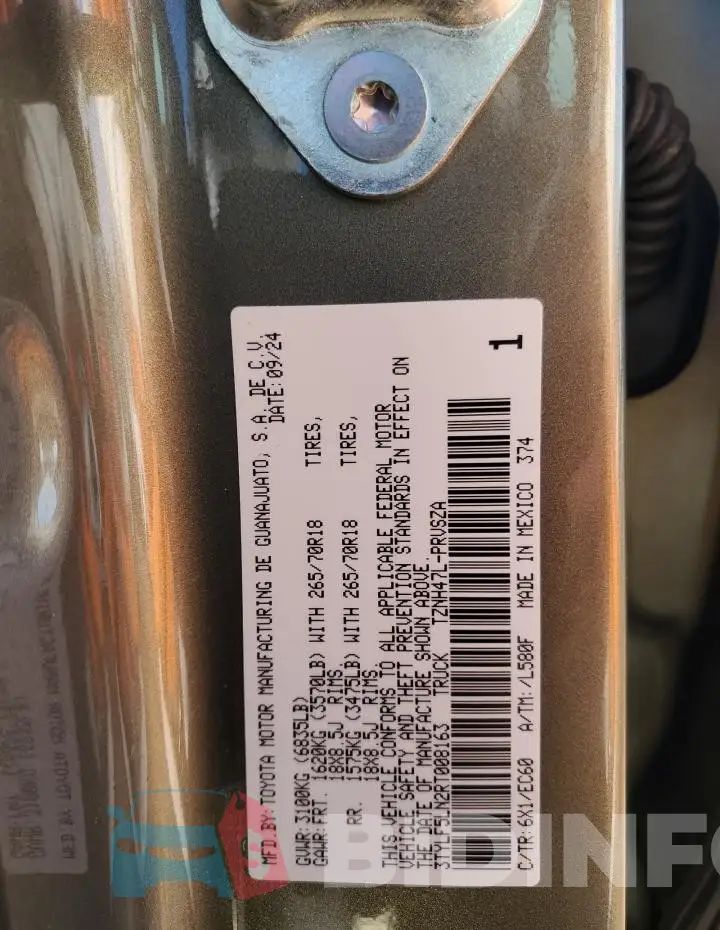 3TYLF5LN2RT008163 Photo# 13