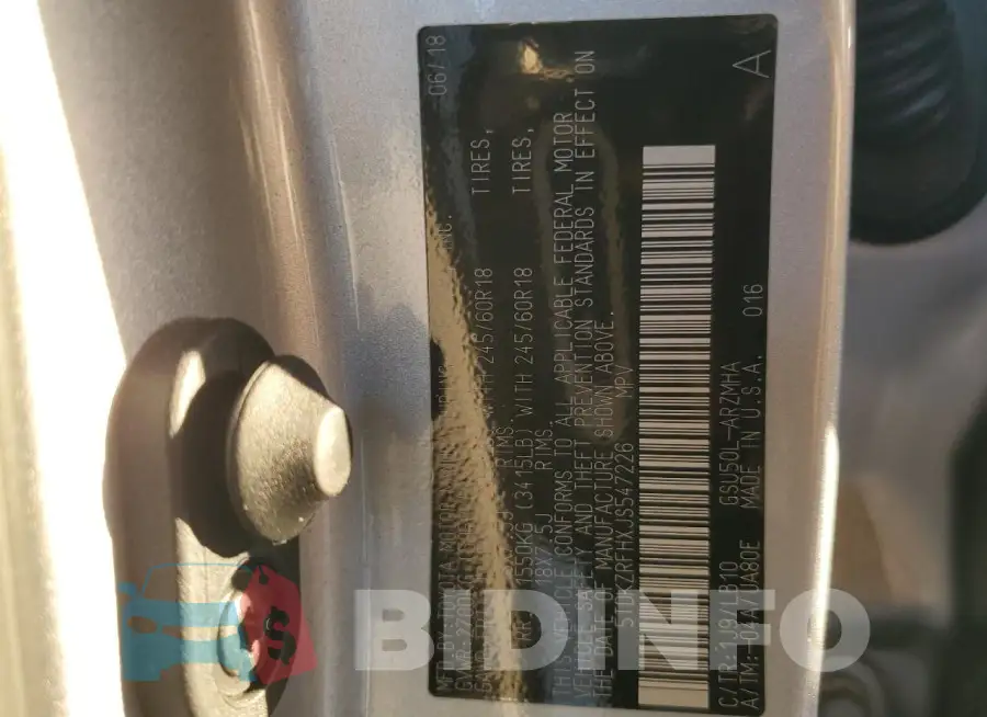 5TDKZRFHXJS547226 Photo# 12