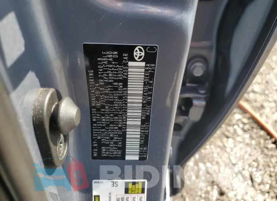 5YFB4MDE2SP235969 Photo# 13
