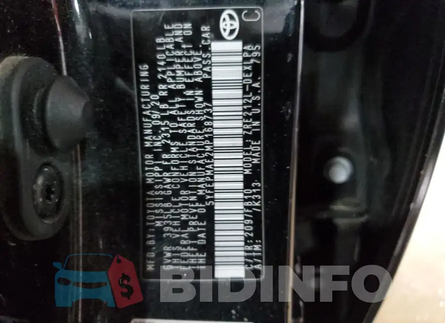 5YFEPMAE2MP168737 Photo# 12
