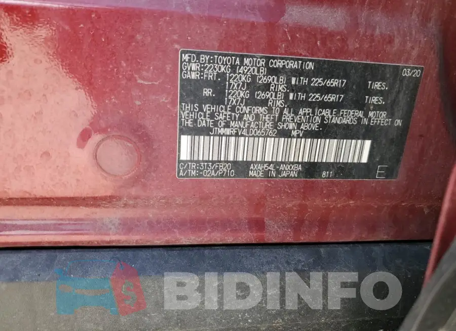 JTMMWRFV4LD065762 Photo# 13
