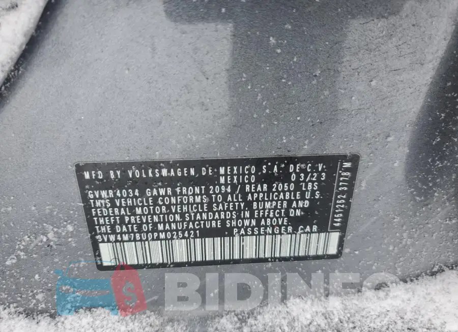 3VW4M7BU0PM025421 Photo# 12