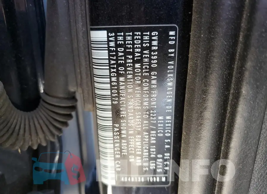 3VWF17ATXGM610579 Photo# 12