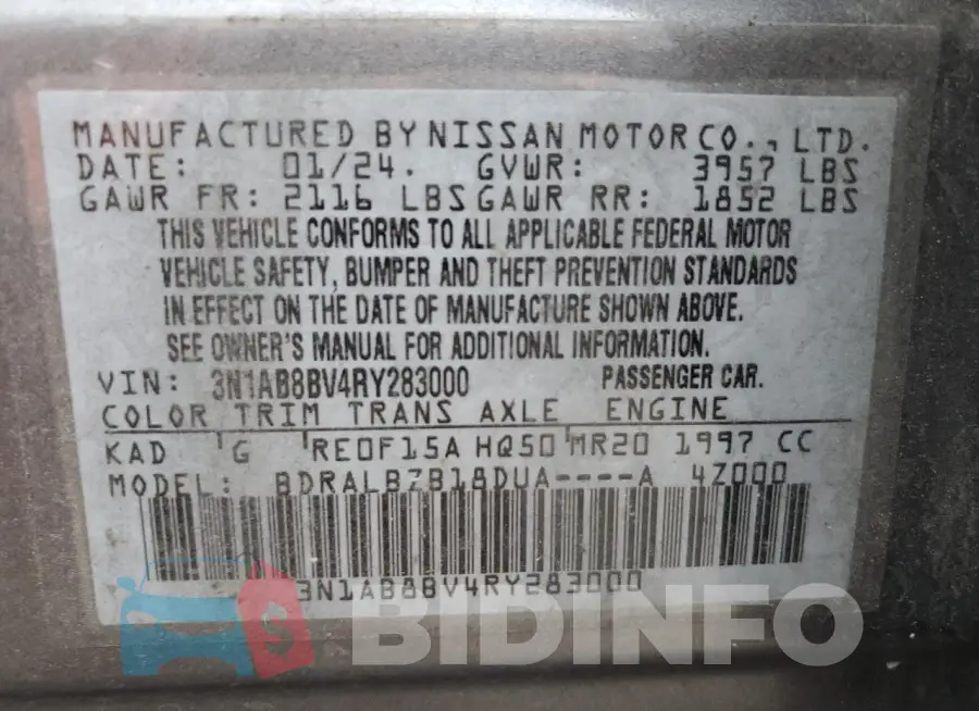 3N1AB8BV4RY283000 Photo# 13