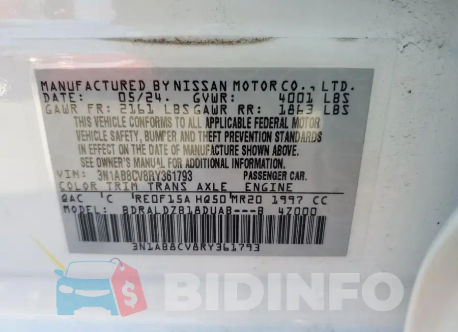 3N1AB8CV8RY361793 Photo# 12