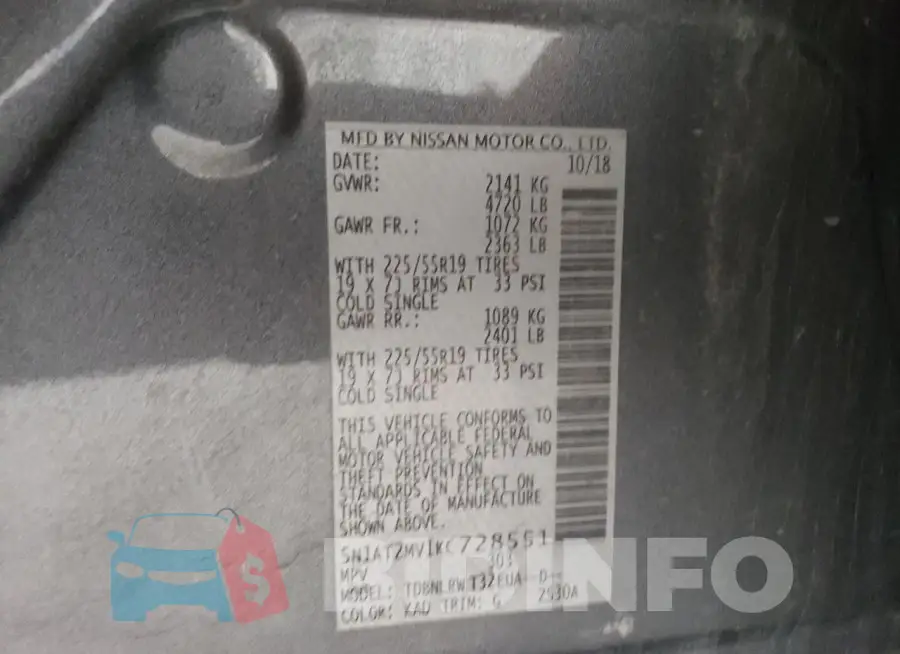 5N1AT2MV1KC728551 Photo# 14