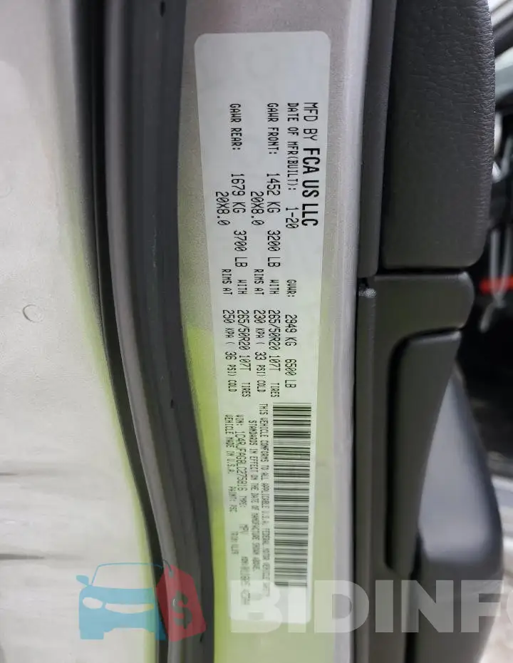 1C4RJFAG8LC275816 Photo# 14