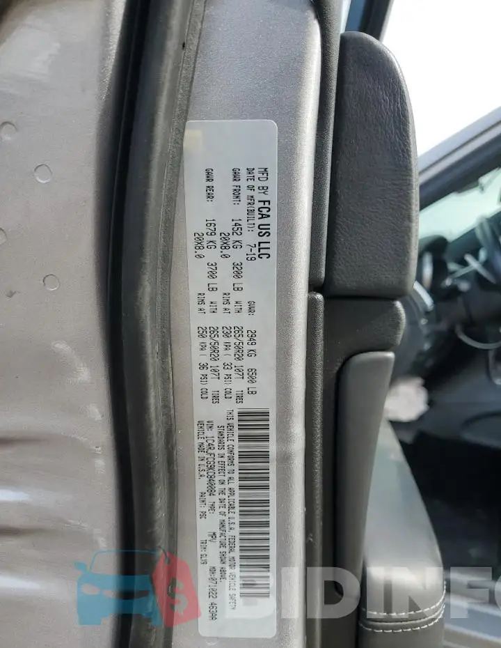 1C4RJFCG9KC840084 Photo# 13