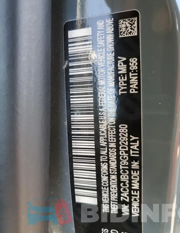 ZACCJBCT9GPD29280 Photo# 12