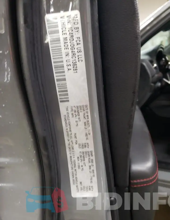1C4RDJDG4RC136281 Photo# 14