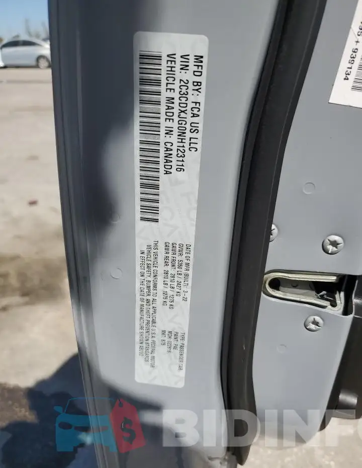 2C3CDXJG0NH123116 Photo# 12