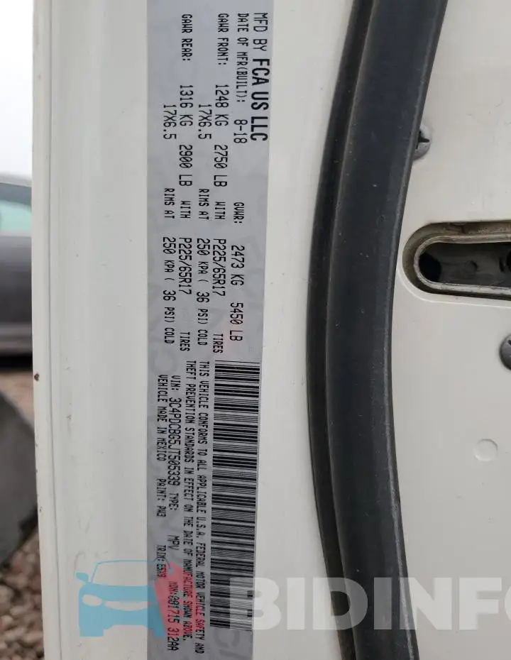 3C4PDCBG5JT505339 Photo# 13