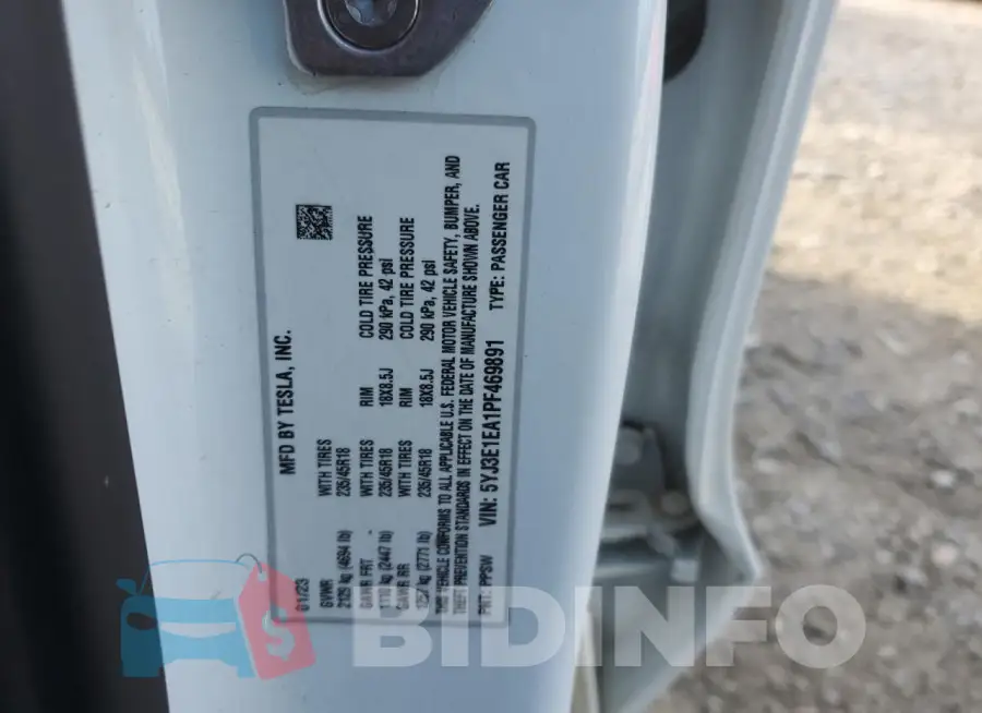 5YJ3E1EA1PF469891 Photo# 12