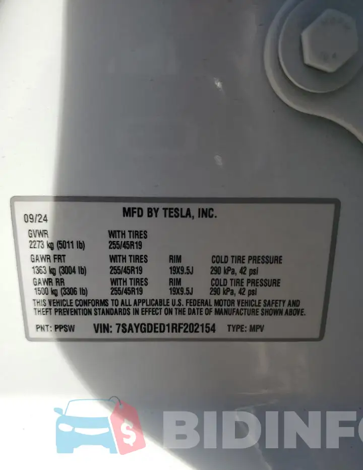 7SAYGDED1RF202154 Photo# 12