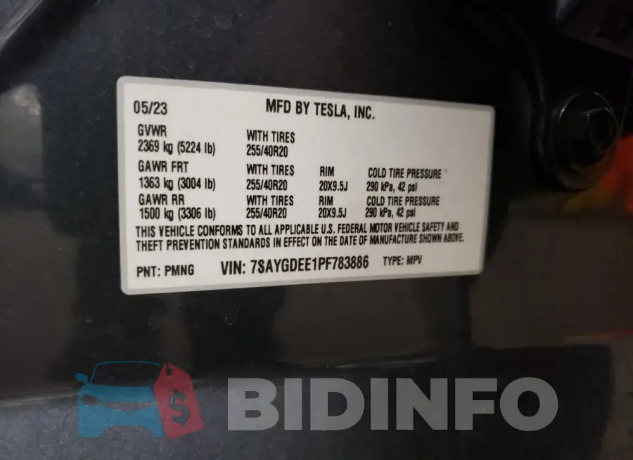 7SAYGDEE1PF783886 Photo# 14