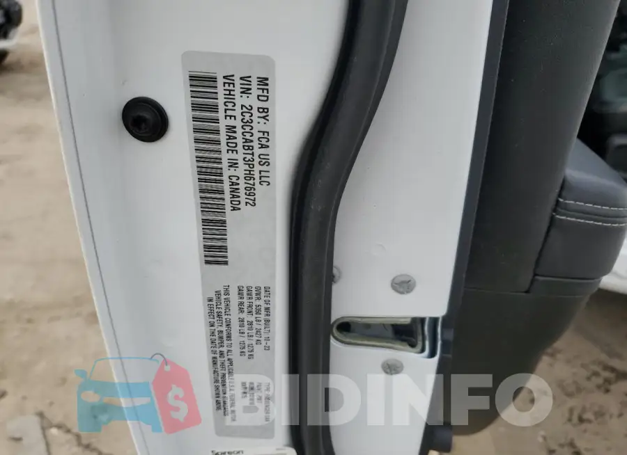 2C3CCABT3PH676972 Photo# 13